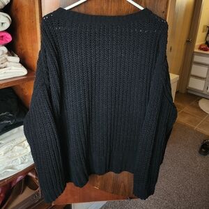 American Eagle Outfitters Black Knit Sweater